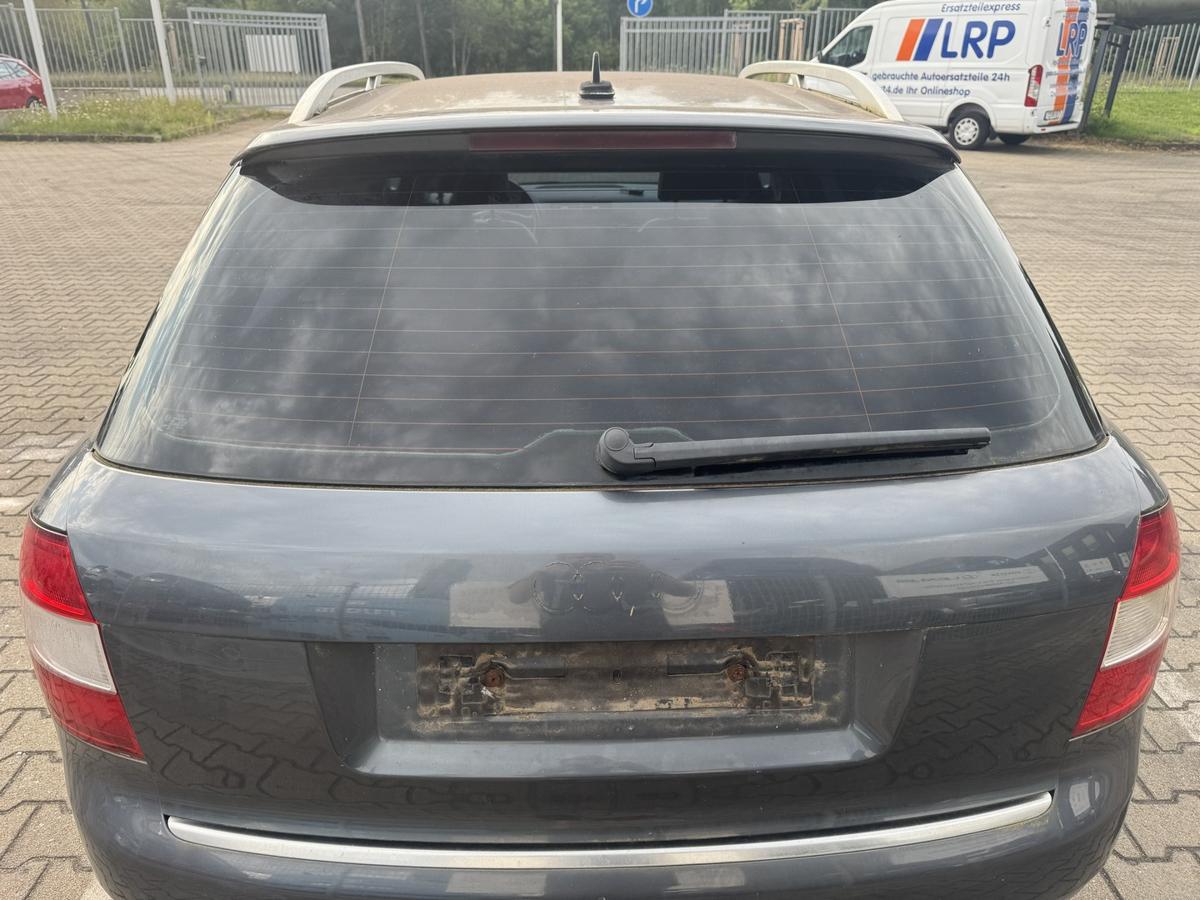 Audi A4 8E original Heckklappe mit Heckscheibe LX7Z Delfingrau Metallic Kombi Bj.2002